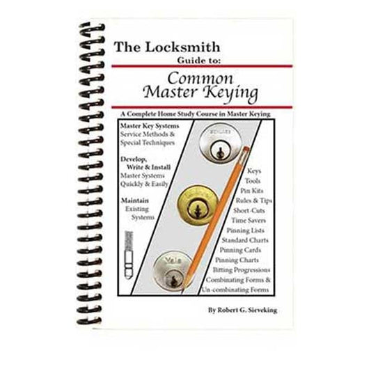 The National Locksmith Guide Common Master Keying Book - Robert G. Sieveking - Locksmith Course Resource