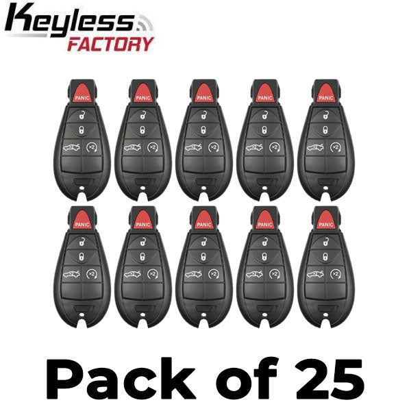 25 x 2008-2013 Chrysler Dodge / 5-Button Fobik Key / M3N5WY783X (AFTERMARKET) (Bundle of 25)