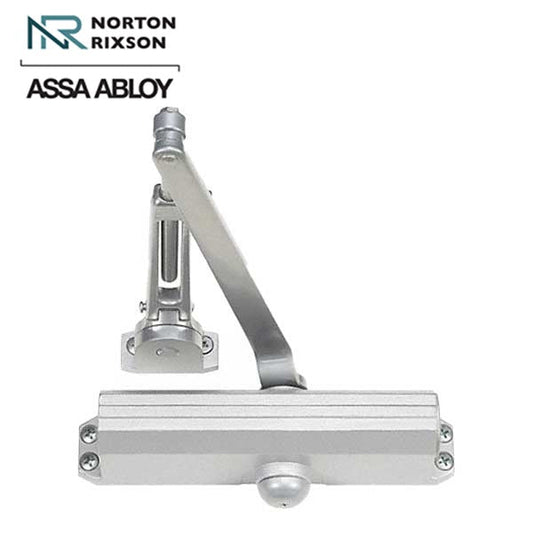 Norton - 1601H - Tri-Packed Manual Commercial Door Closer - PA Bracket/Regular/Top Jamb - Hold Open - Adjustable Arm - Size 3-6 - Satin Aluminum - Fire Rated - Grade 1