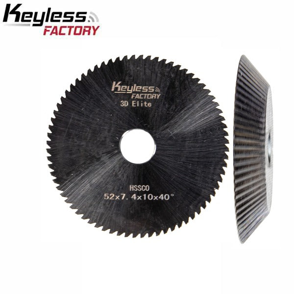High Speed Steel - 40° - Angle Mill Cutter - for 3D Elite HPC and ILCO machines