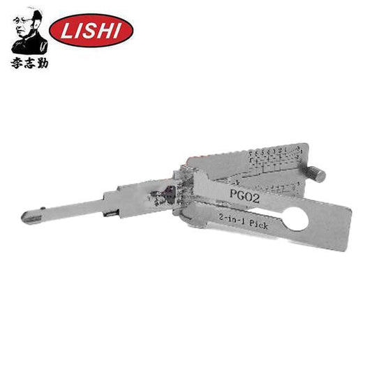 ORIGINAL LISHI - PGO2 Piaggio / Vespa Scooters / 7-Cut / 2-in-1 Pick & Decoder - AG