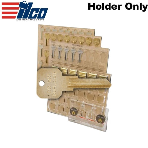 Ilco - EIP-KH3 - Engrave-It - Ilco Neuter Bow Keys (Non-Embossed Head) Key Holder - Holds 24 - for Engrave-It Pro Machine