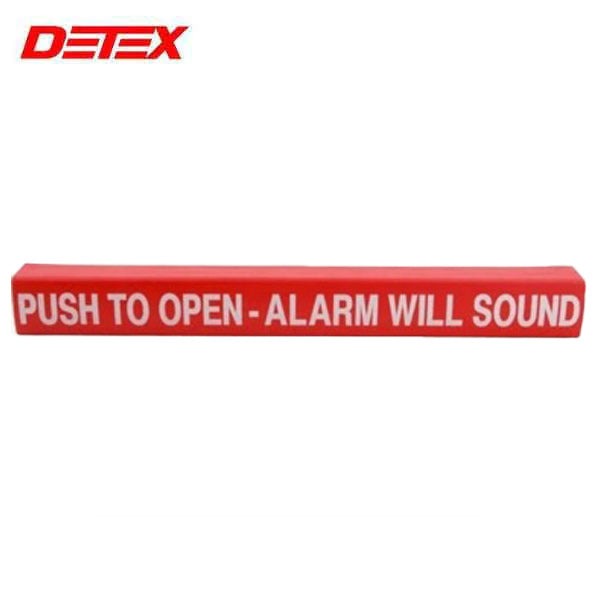Detex - Replacement Pushpad Wrap - 48 inches - For V40-EB Exit Device - Red