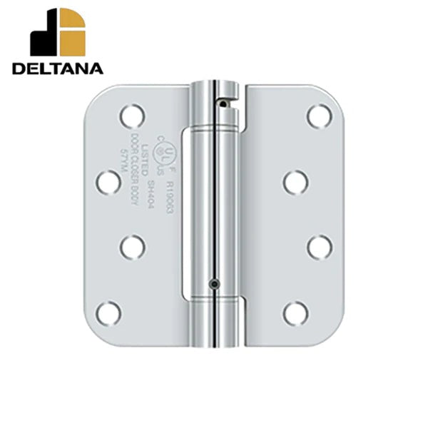 Deltana - 4" x 4" x 5/8" Spring Hinge - UL Listed - Optional Finish