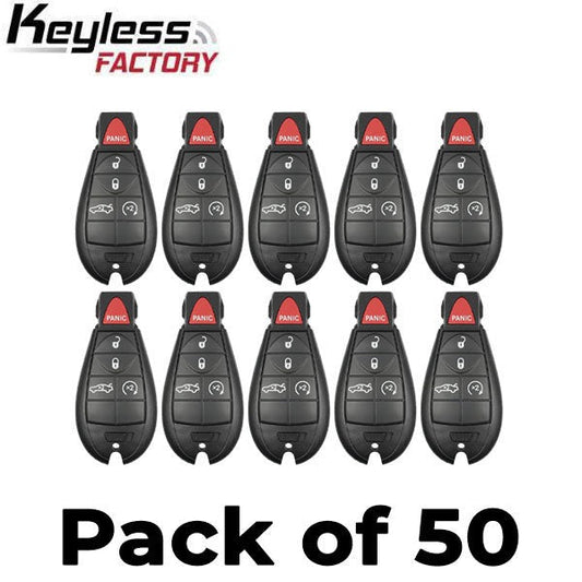 50 x 2008-2013 Chrysler Dodge / 5-Button Fobik Key / M3N5WY783X (AFTERMARKET) (Bundle of 50)