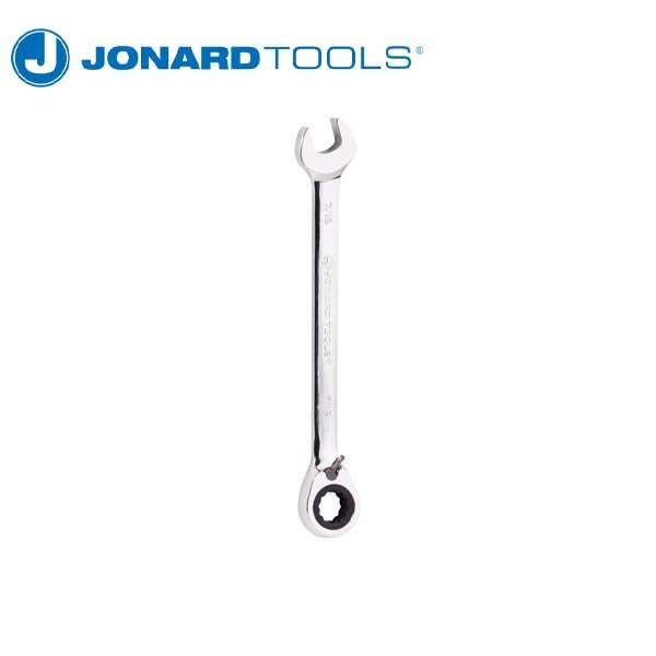 Jonard Tools - Ratcheting Reversible Combination Wrench - 7/16"