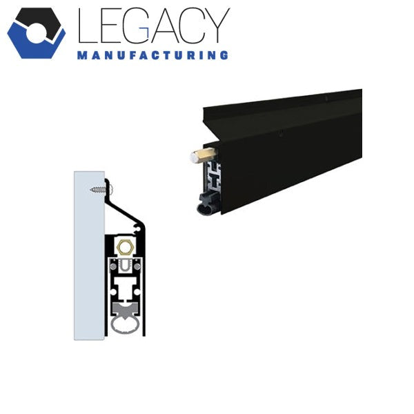 Legacy Manufacturing - 7593 - Extended-Drop Automatic Door Bottom - 29/32" x 3-1/2" - Optional Finish - Optional Length