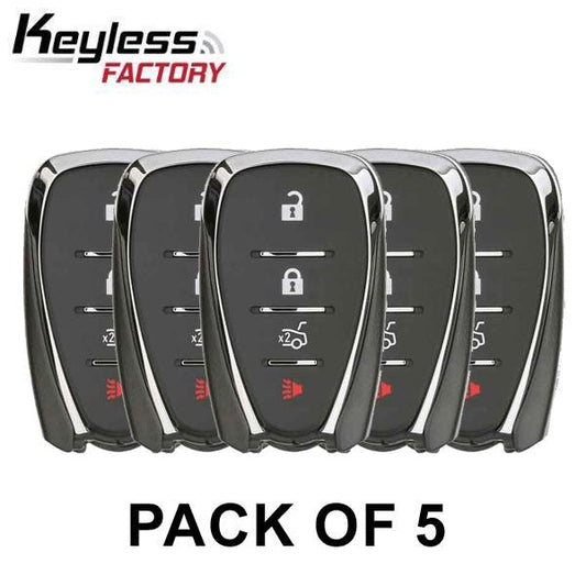 5 x 2016-2022 Chevrolet / 4-Button Smart Key / HYQ4EA / 433 MHz (AFTERMARKET) (Pack of 5)