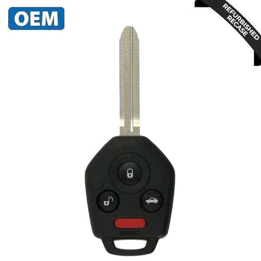 2018 Subaru Outback Legacy / 4-Button Remote Head Key / PN: 57497-AL27A / CWTB1G077 (Black Pod)/ G Chip / 433 Mhz (OEM Recase)