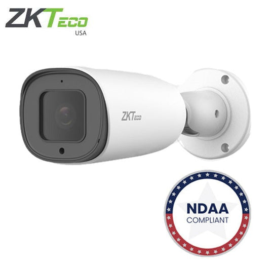 ZKTeco - BS-855P22C-S7-MI - Bullet Camera / Lite Series / 5MP CMOS Sensor / IP / 3.6mm Lens / Outdoor / IP67 / 30m IR / Face Recognition