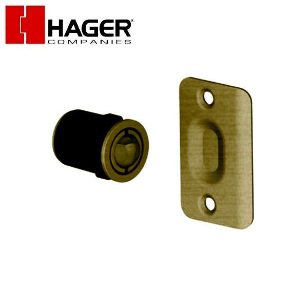 Hager - 1447 - Drive in ball catch with strike - Optional Finish