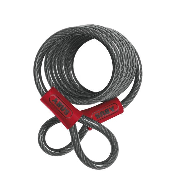 Abus - 12702 - Coiled Steel Cable - 5/16" x 6' Foot