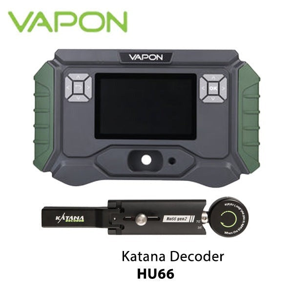 Vapon - VP996 - OBD Automotive Key Programmer + Katana Decoder HU66 / HU92 - Limited Time Offer