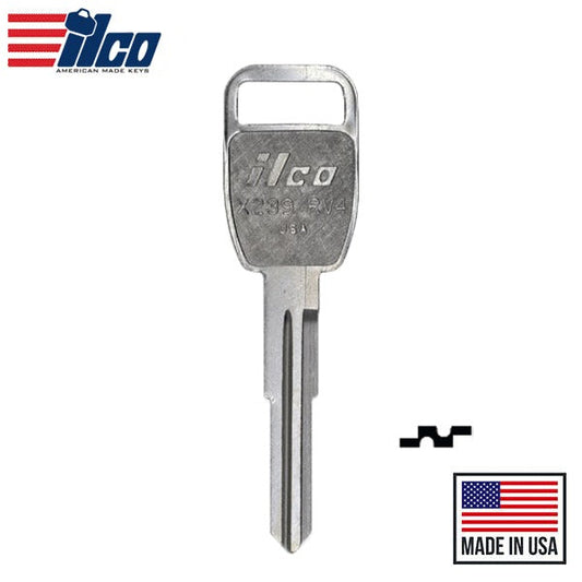 Ilco - 1995-2006 Land Rover - RV4 - X239 - Metal Head Key
