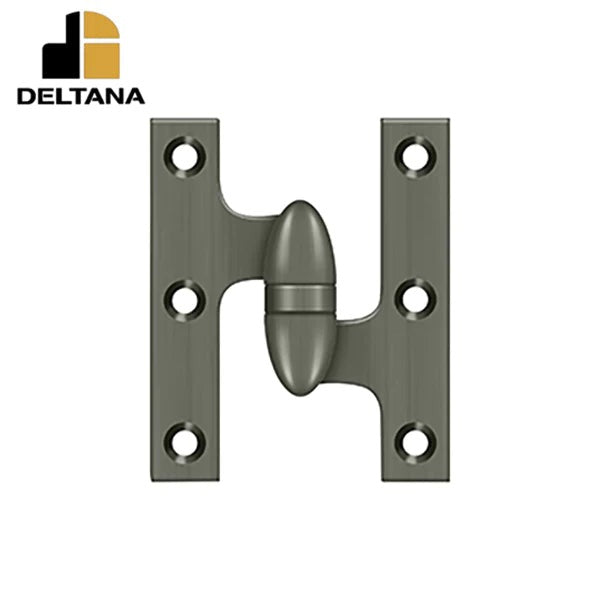 Deltana - 3" x 2-1/2" Hinge - Right Handed - Optional Finish