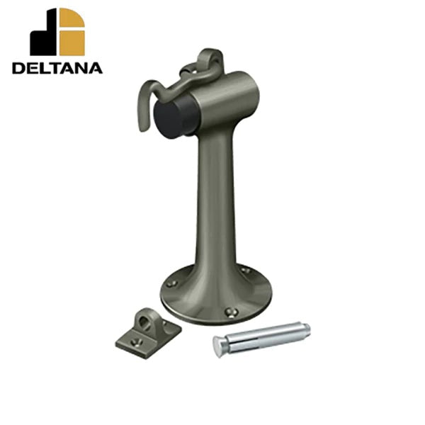 Deltana - Floor Mount - 6" Bumper w/ Hook - Optional Finish