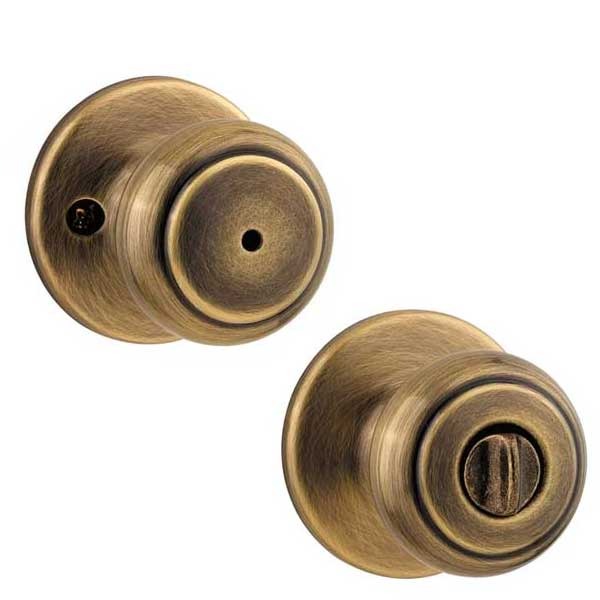 Kwikset - Cove Knob Set - Round Rose - Optional Finish - Optional Function - Grade 3
