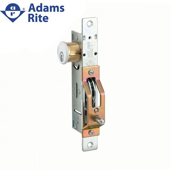 Adams Rite - MS1861 - MS Bottom Rail Deadlock - 2-1/4" Backset - One-Point - Vertical Bolt Operation - Aluminum