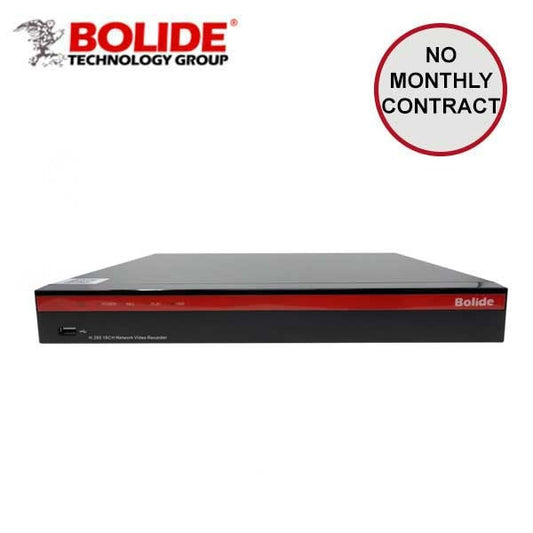 Bolide / 16 Channel / 8MP / 4K / NVR / 2 SATA / 16TB HDD / 16 Port POE / BN-NVR-16NX-S-NDAA