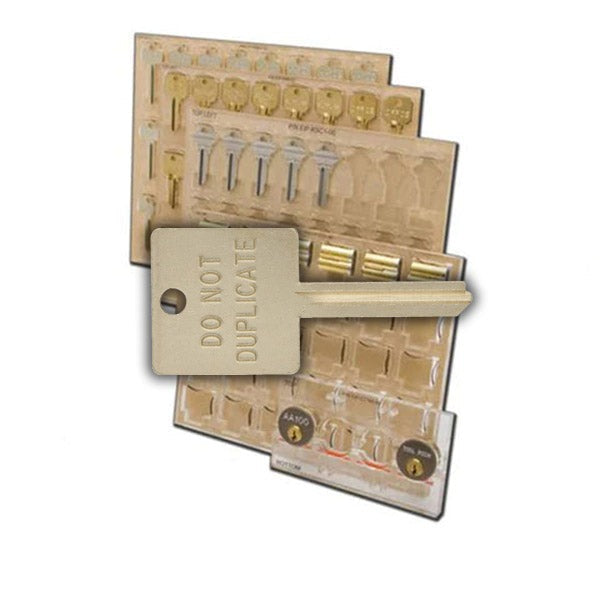 Ilco - EIP-KH33 - Engrave-It - Lg. Square Head (Hotel Size) Uncoined Best Oem Style; Dnd Key Holder - Holds 12 - for Engrave-It Pro Machine
