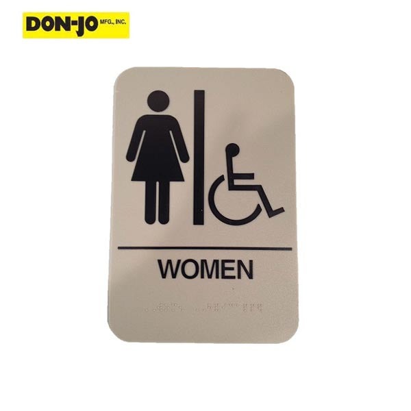 Don-Jo - HS 9050 05 - ADA Sign