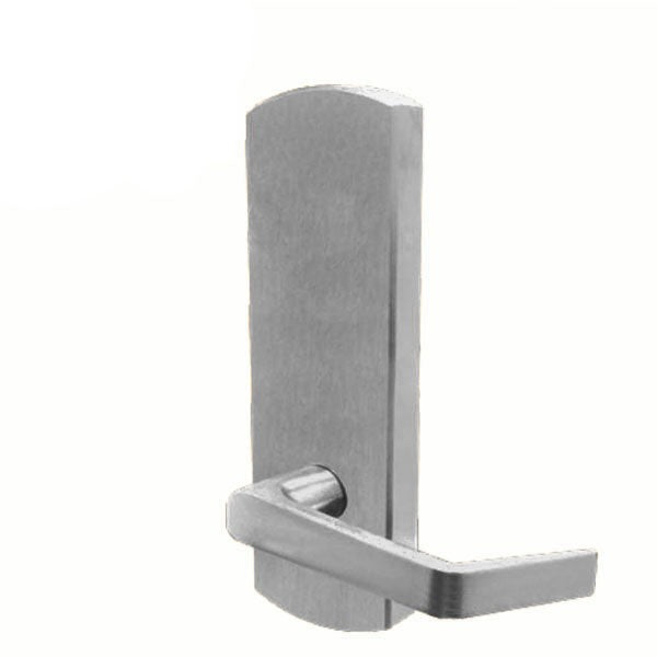 Cal-Royal - Rigid Lever Escutcheon - 2-3/4 " Backset - 7700 Series Exit Device Trim - Privacy - Satin Chrome - Grade 1