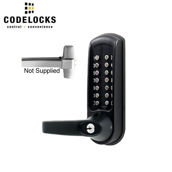 CodeLocks - CL600 - Mechanical Lock - Heavy Duty - 2 3/4" Backset - Panic Access Kit Exit Trim - Optional Finish - Grade 2