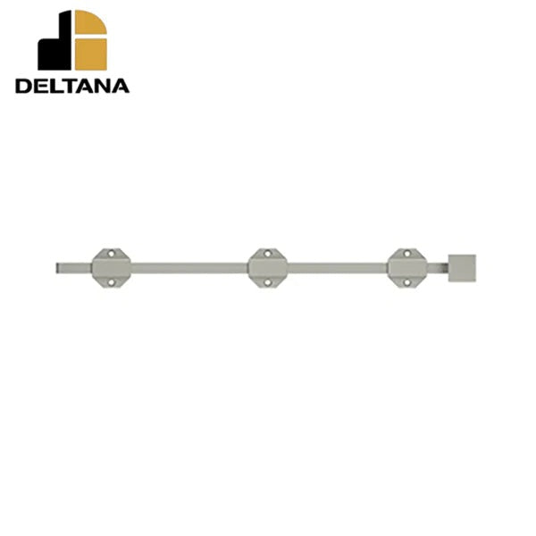 Deltana - 18" Modern Surface Bolt - Heavy Duty - Solid Brass - Optional Finish