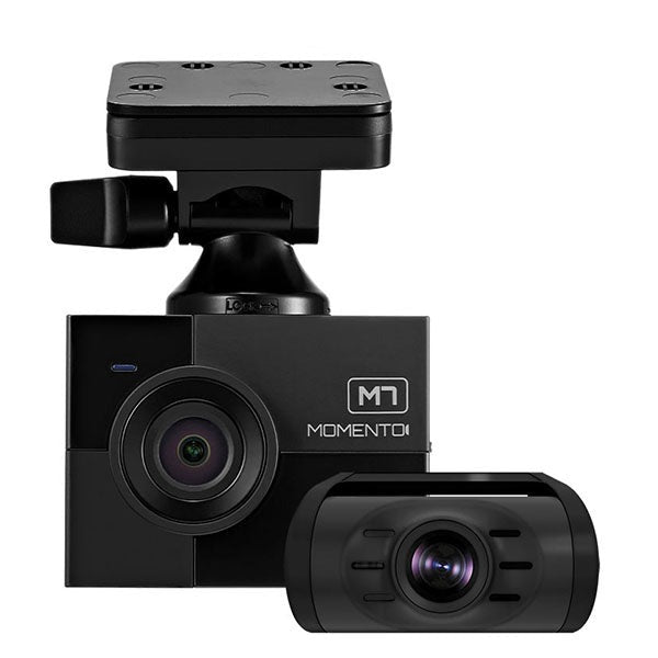Firstech - Momento - M7 1440p 3-Channel 2K QHD Dual Dash Camera - Touchscreen