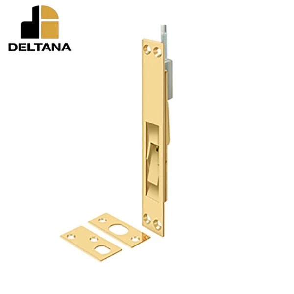 Deltana - Extension Flush Bolt - Solid Brass - 18" Rod Extension - Optional Finish