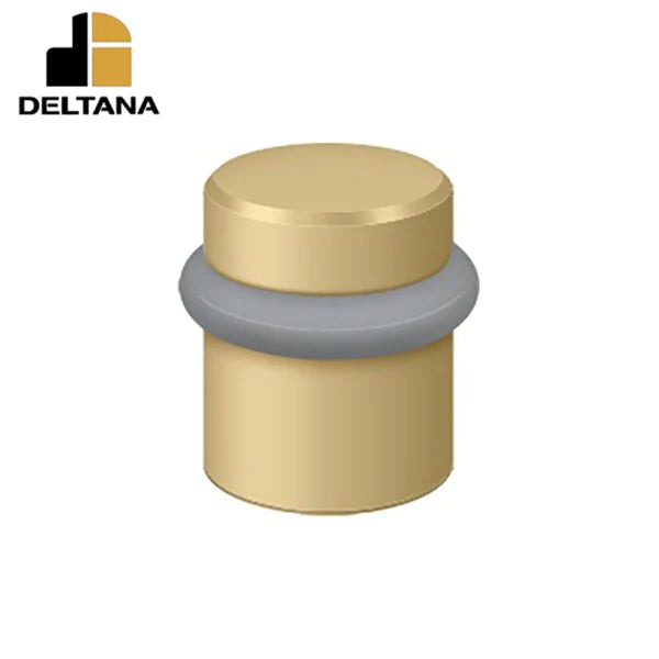 Deltana - Round Universal Floor Bumper 1-1/2" - Solid Brass - Optional Finish