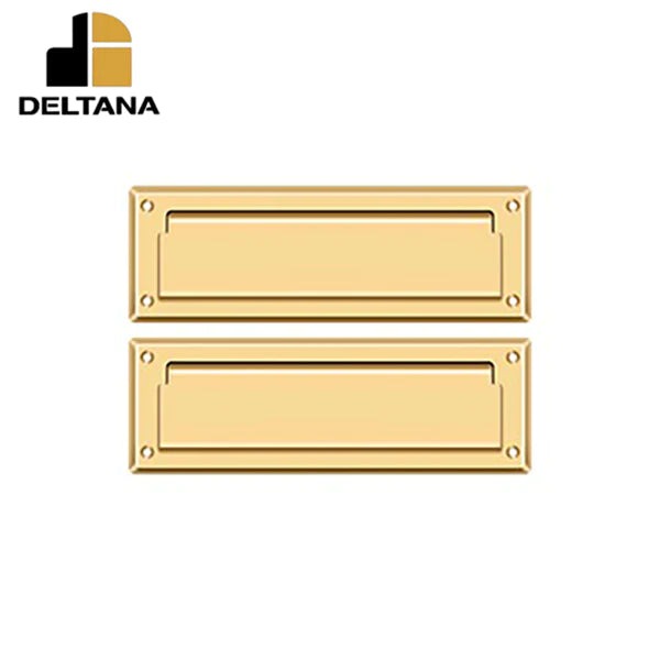Deltana - Mail Slot 8-7/8" w/ Back Plate - Optional Finish