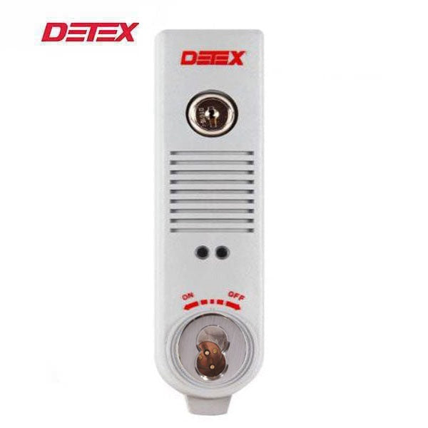 Detex - EAX-500 - Exit Alarm - Interchangeable Core - 7 Pin - 9VDC - Gray