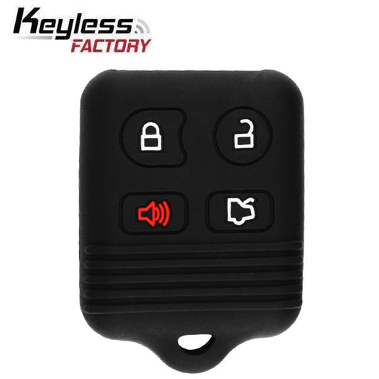 1998-2016 Ford Lincoln Mazda Mercury / 4-Button Remote Keyless Entry Key Silicone Cover / CWTWB1U345 (AFTERMARKET)