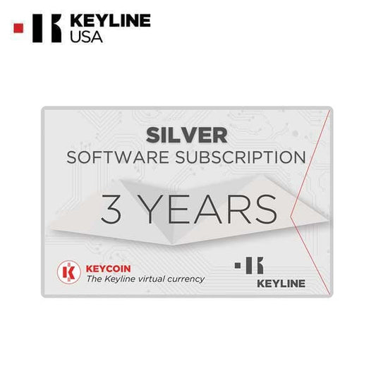 Keyline - Silver Software Subscription - 3 Year of Updates for Keyline Electronic Key Cutting Machines