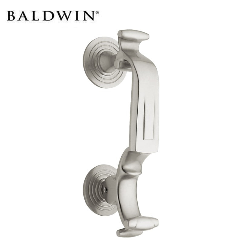 Baldwin - 0113 - S Style Curved Solid Brass Door Knocker