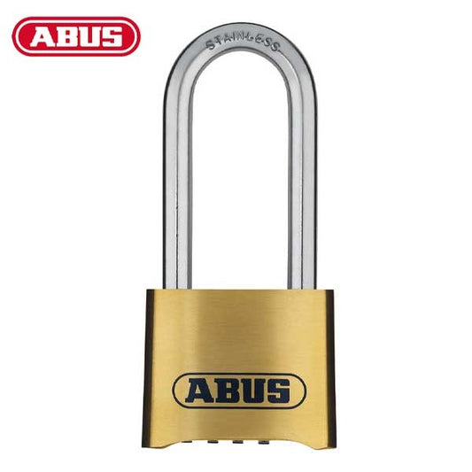 Abus - 180IB/50 C - Solid Brass - Marine / Outdoor - 4-Dial Resettable Padlock - Optional Shackle Length