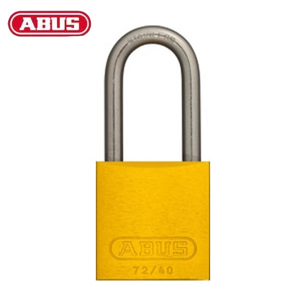 Abus - 09166 - Padlock Aluminum 72/40Hb40 - 1-1/2" Shackle - Keyed Alike - Optional Finish - 12 Pack