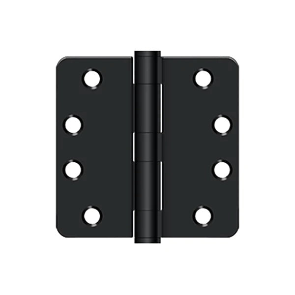 Deltana - 4" x 4" x 1/4" Radius Hinge - Heavy Duty - Optional Finish