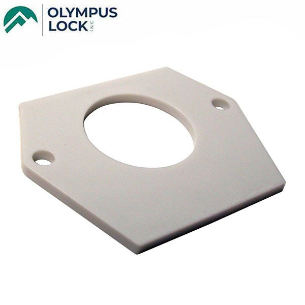 Olympus - WP725 ( 1 / 8" ) Spacer For 1-1/8” Barrel Diameter Locks - White Plastic