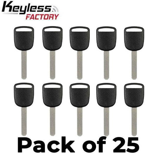 25 x 2013-2020 Honda - HO05 Transponder Key (G Chip) (AFTERMARKET) (Bundle of 25)