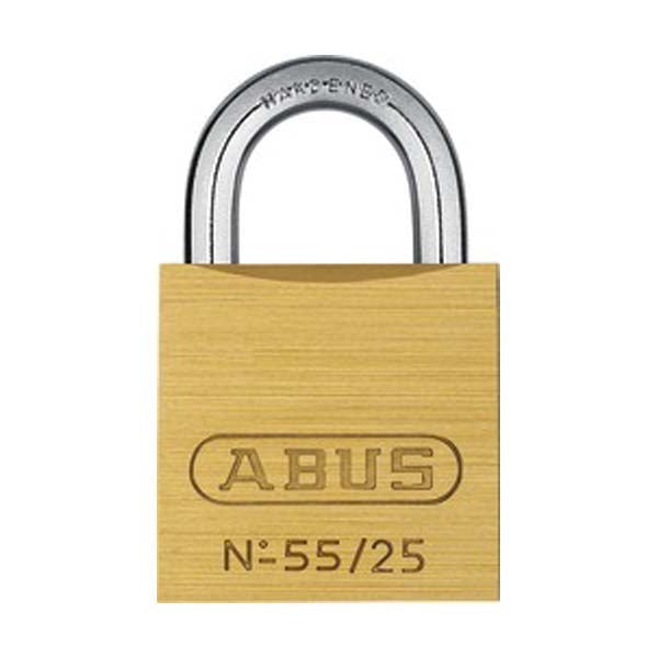 Abus - 55311 - Padlock Brass 55/25 - Optional Keying