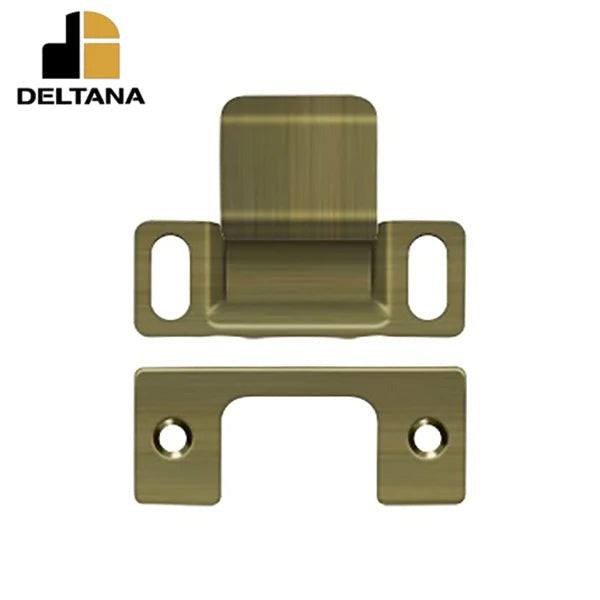 Deltana - Strike Plate - Dust Cup - Adjustable - 2-3/4" x 1-1/4" - Optional Finish