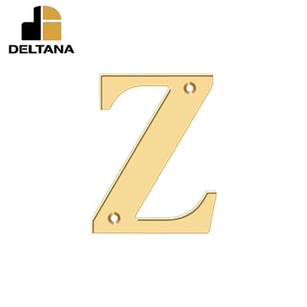 Deltana - 4" Residential Letter Z - Optional Finish
