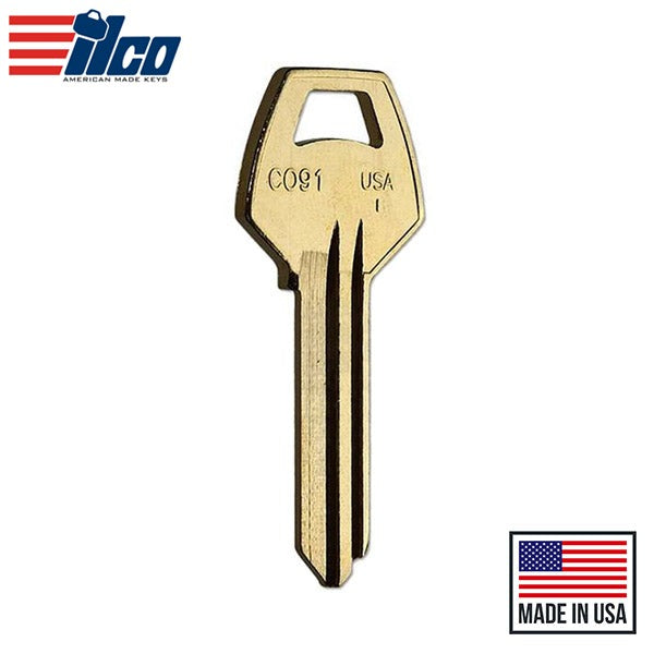 Ilco - AE00001300 - CO91 Key Blank - Brass