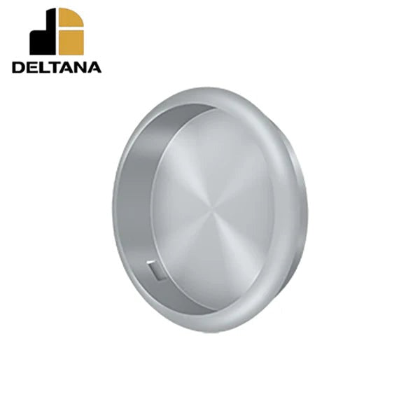 Deltana - Flush Pull - Round - 2-1/2" Diameter - 2-1/8" Base Size - Optional Finish