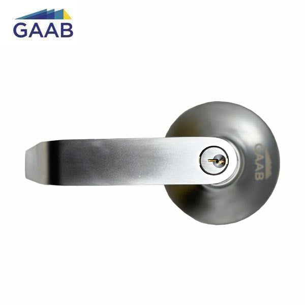 GAAB - T840M16 - Exit Device Trim Lever - Satin Chrome - Storeroom - Grade 1