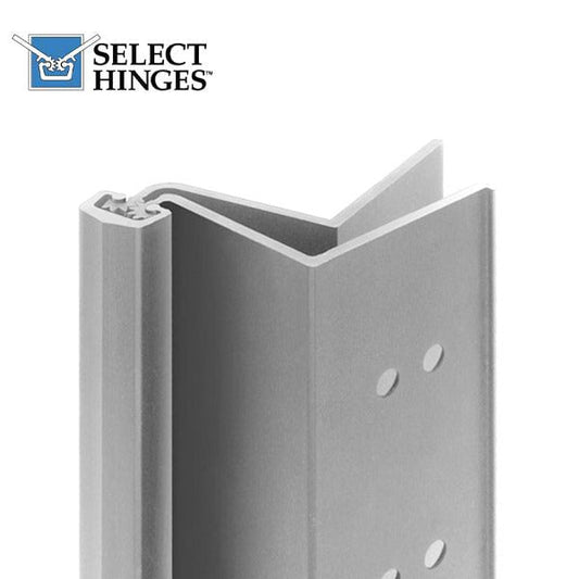 Select Hinges - 41 - 95" - Swing Clear Geared Continuous Hinge - Clear Aluminum - Heavy Duty