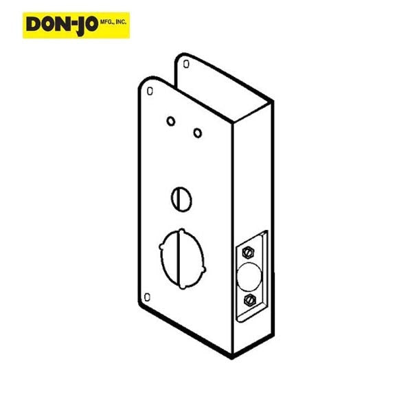 Don-Jo - 23 CW - Wrap Around - 9" Height - 2-3/4" Backset - Optional Finish