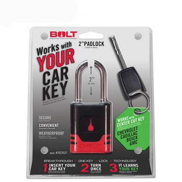 GM BOLT 2" Padlock Center Cut Hi-Security - 7023537 (Strattec)
